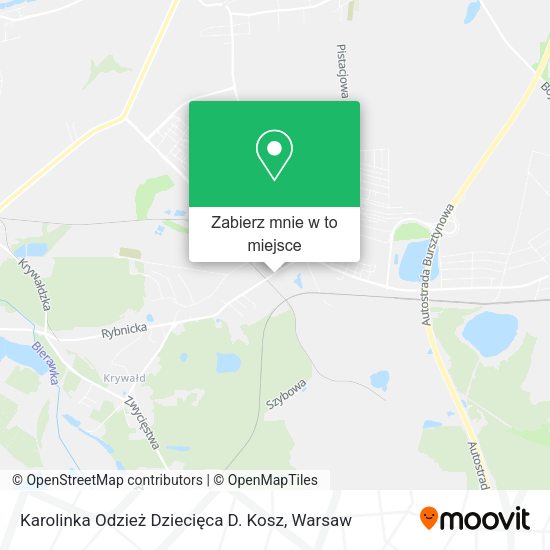 Mapa Karolinka Odzież Dziecięca D. Kosz