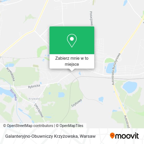 Mapa Galanteryjno-Obuwniczy Krzyżowska