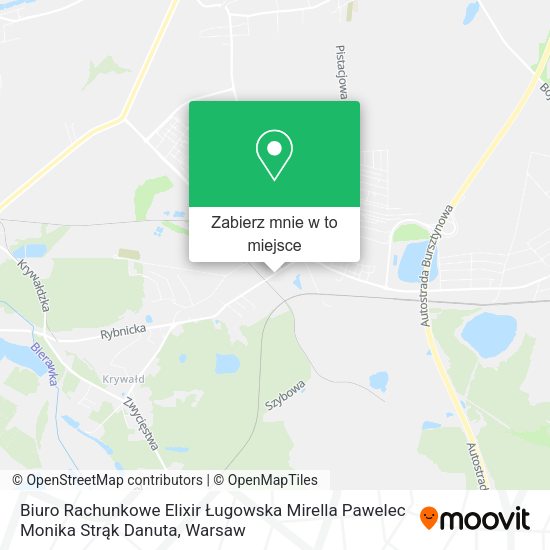 Mapa Biuro Rachunkowe Elixir Ługowska Mirella Pawelec Monika Strąk Danuta