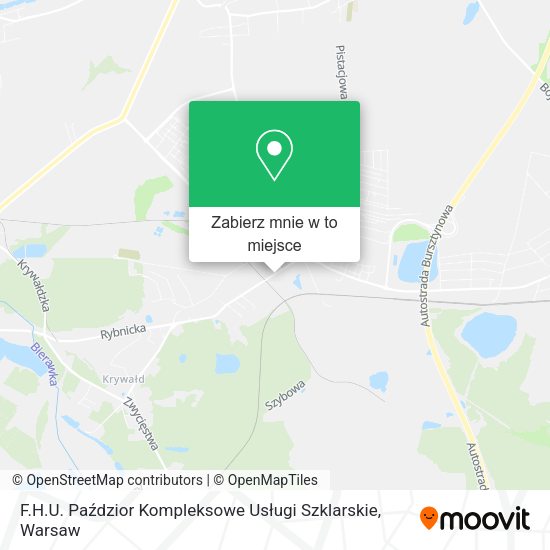 Mapa F.H.U. Paździor Kompleksowe Usługi Szklarskie