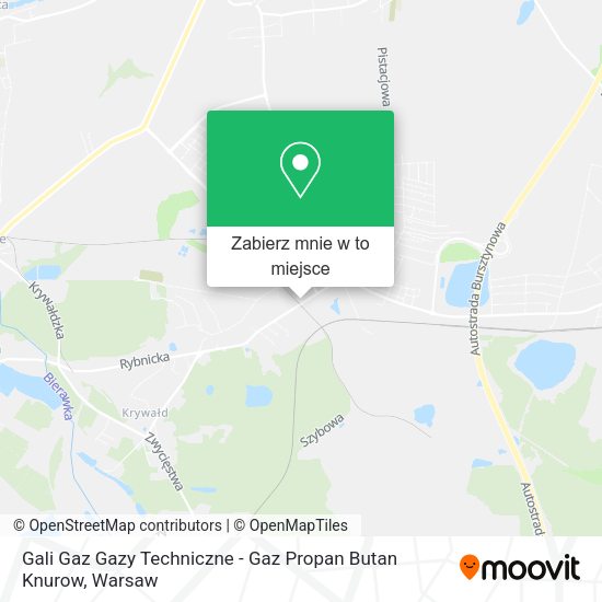 Mapa Gali Gaz Gazy Techniczne - Gaz Propan Butan Knurow