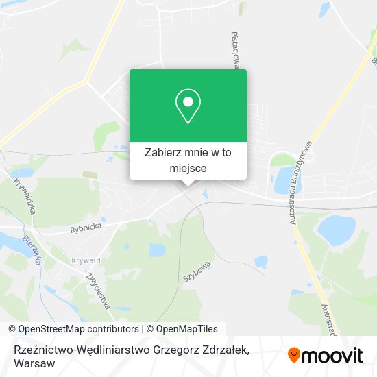 Mapa Rzeźnictwo-Wędliniarstwo Grzegorz Zdrzałek