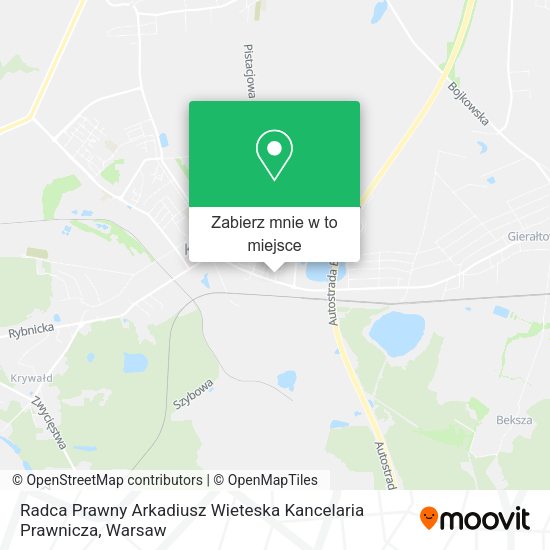 Mapa Radca Prawny Arkadiusz Wieteska Kancelaria Prawnicza