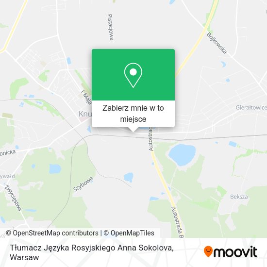 Mapa Tłumacz Języka Rosyjskiego Anna Sokolova