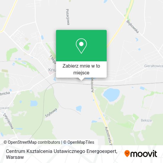 Mapa Centrum Ksztalcenia Ustawicznego Energoexpert