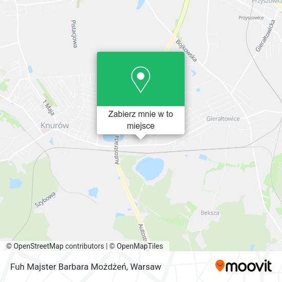 Mapa Fuh Majster Barbara Możdżeń