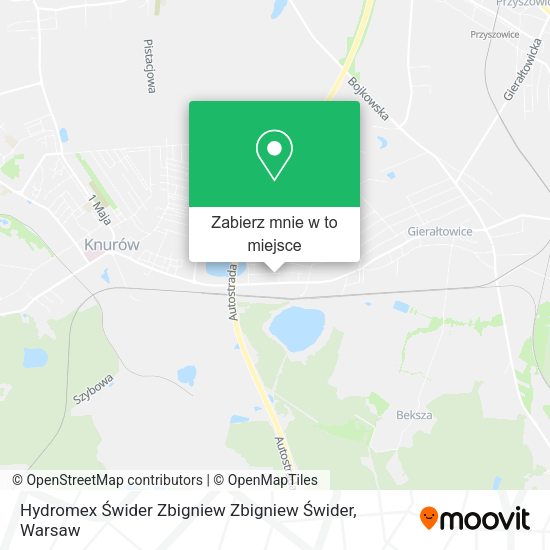 Mapa Hydromex Świder Zbigniew Zbigniew Świder