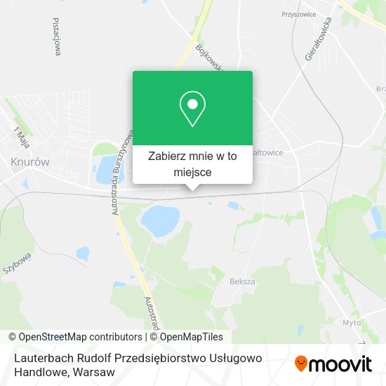 Mapa Lauterbach Rudolf Przedsiębiorstwo Usługowo Handlowe