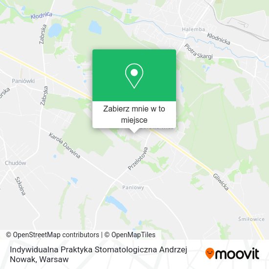 Mapa Indywidualna Praktyka Stomatologiczna Andrzej Nowak