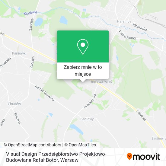 Mapa Visual Design Przedsiębiorstwo Projektowo-Budowlane Rafał Botor