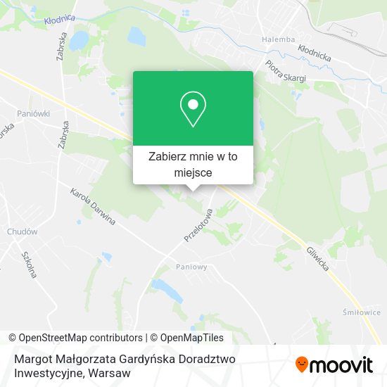 Mapa Margot Małgorzata Gardyńska Doradztwo Inwestycyjne