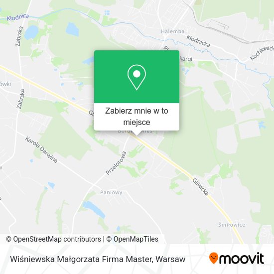 Mapa Wiśniewska Małgorzata Firma Master