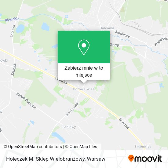 Mapa Holeczek M. Sklep Wielobranżowy