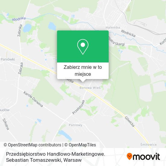 Mapa Przedsiębiorstwo Handlowo-Marketingowe. Sebastian Tomaszewski