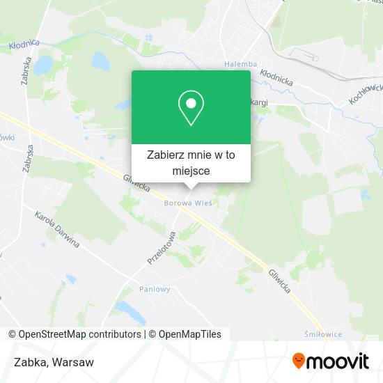 Mapa Zabka