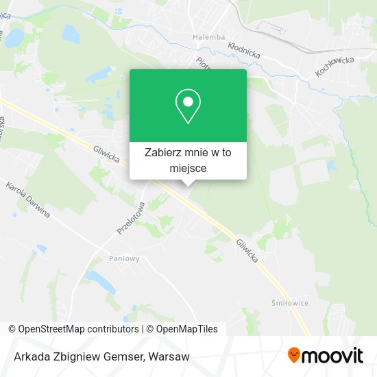 Mapa Arkada Zbigniew Gemser