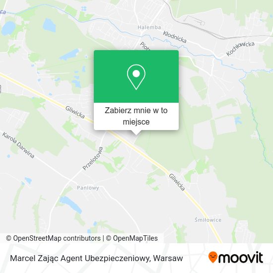 Mapa Marcel Zając Agent Ubezpieczeniowy