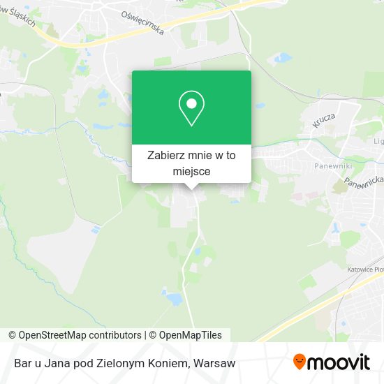 Mapa Bar u Jana pod Zielonym Koniem