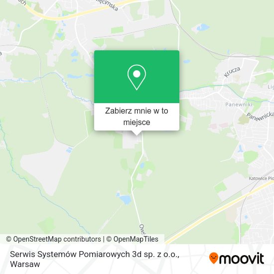 Mapa Serwis Systemów Pomiarowych 3d sp. z o.o.