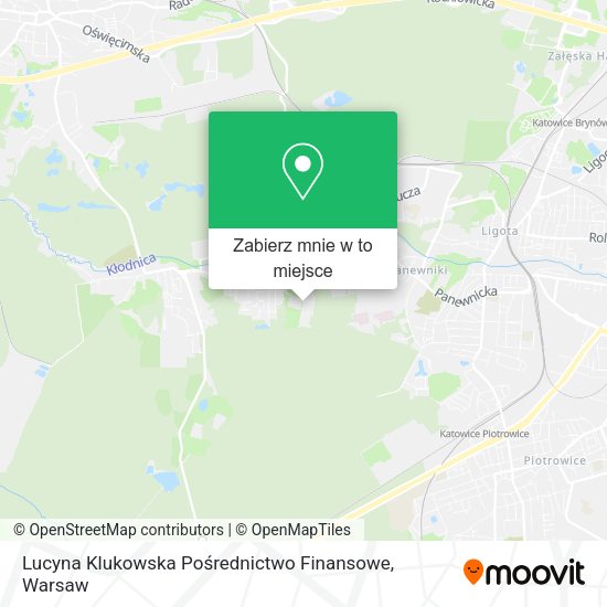 Mapa Lucyna Klukowska Pośrednictwo Finansowe