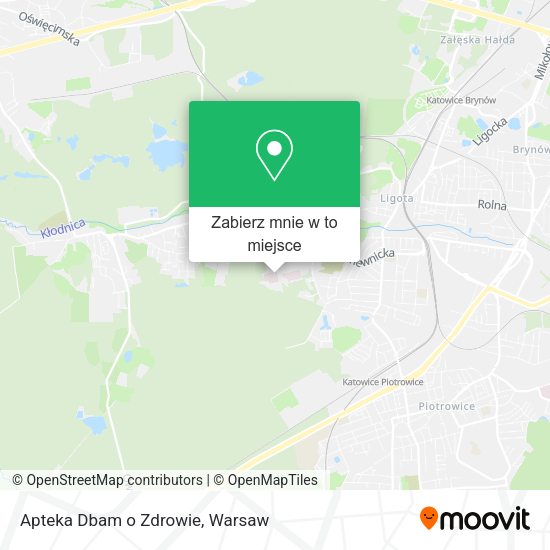 Mapa Apteka Dbam o Zdrowie