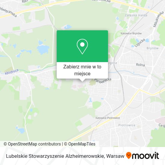 Mapa Lubelskie Stowarzyszenie Alzheimerowskie