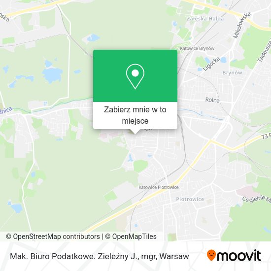 Mapa Mak. Biuro Podatkowe. Zieleźny J., mgr