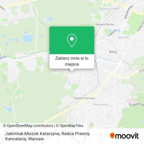 Mapa Jakimiuk-Miszok Katarzyna, Radca Prawny. Kancelaria