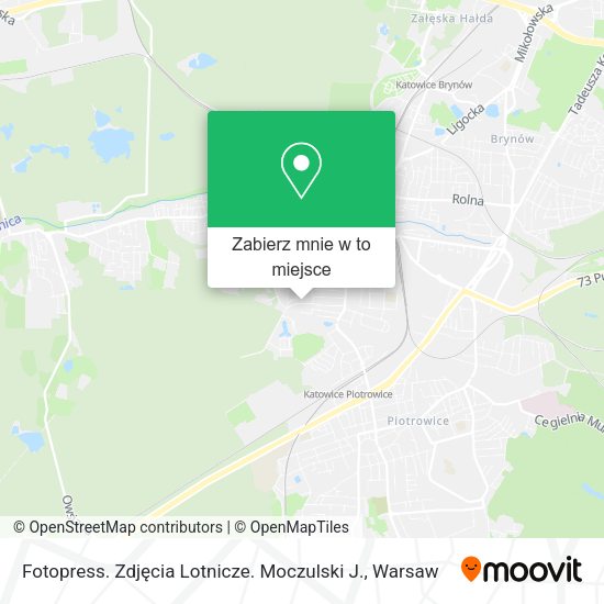 Mapa Fotopress. Zdjęcia Lotnicze. Moczulski J.