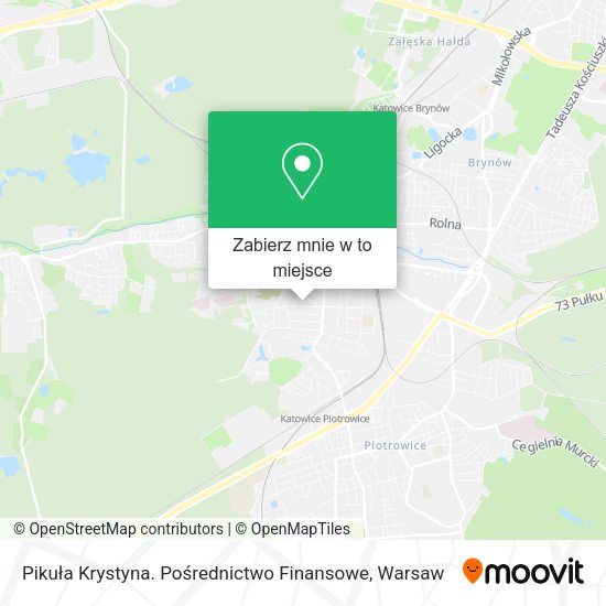 Mapa Pikuła Krystyna. Pośrednictwo Finansowe