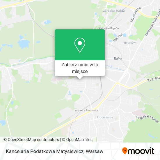 Mapa Kancelaria Podatkowa Matysiewicz