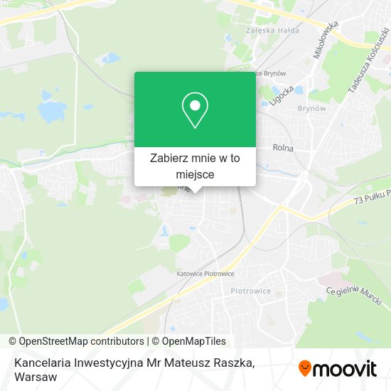 Mapa Kancelaria Inwestycyjna Mr Mateusz Raszka