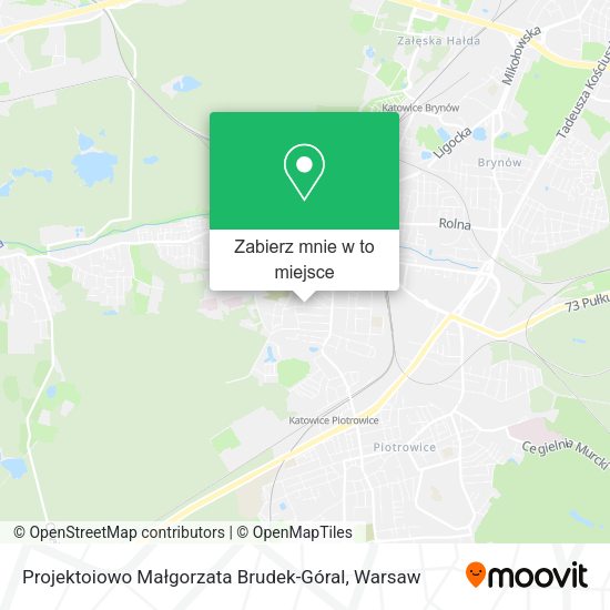 Mapa Projektoiowo Małgorzata Brudek-Góral