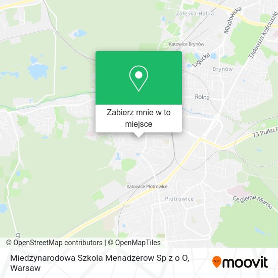 Mapa Miedzynarodowa Szkola Menadzerow Sp z o O