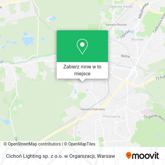 Mapa Cichoń Lighting sp. z o.o. w Organizacji