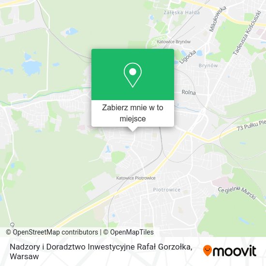 Mapa Nadzory i Doradztwo Inwestycyjne Rafał Gorzołka