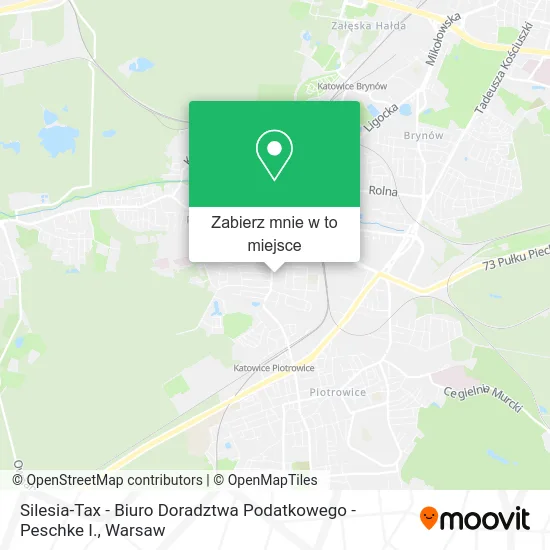 Mapa Silesia-Tax - Biuro Doradztwa Podatkowego - Peschke I.