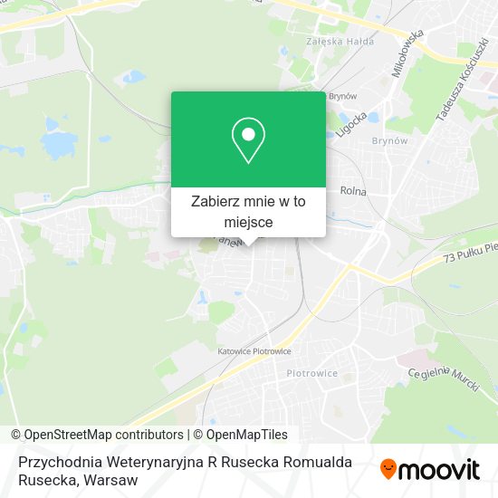 Mapa Przychodnia Weterynaryjna R Rusecka Romualda Rusecka