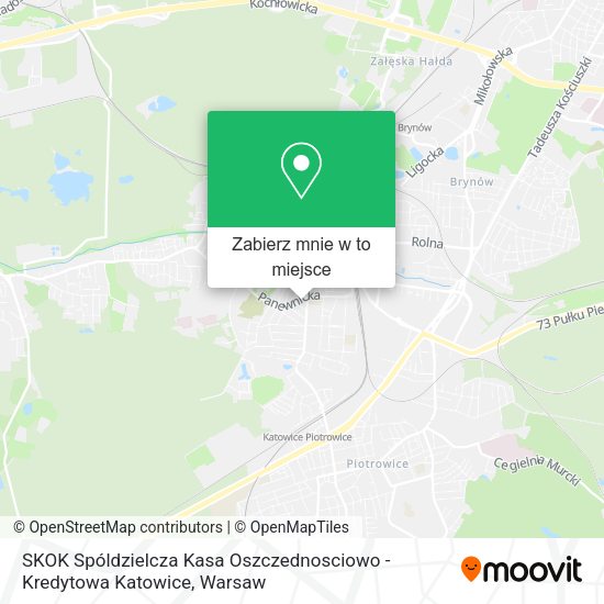 Mapa SKOK Spóldzielcza Kasa Oszczednosciowo - Kredytowa Katowice