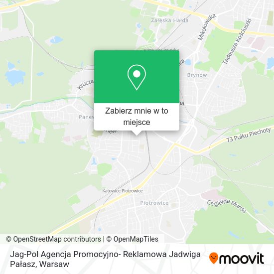 Mapa Jag-Pol Agencja Promocyjno- Reklamowa Jadwiga Pałasz