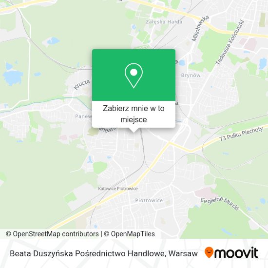 Mapa Beata Duszyńska Pośrednictwo Handlowe