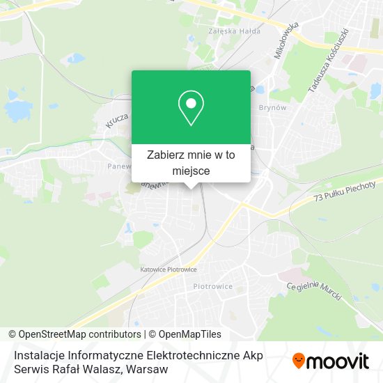 Mapa Instalacje Informatyczne Elektrotechniczne Akp Serwis Rafał Walasz