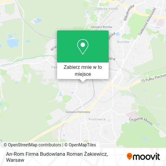 Mapa An-Rom Firma Budowlana Roman Żakiewicz