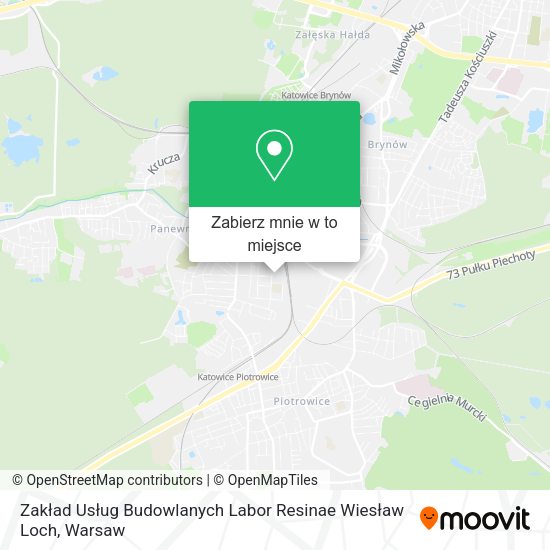 Mapa Zakład Usług Budowlanych Labor Resinae Wiesław Loch