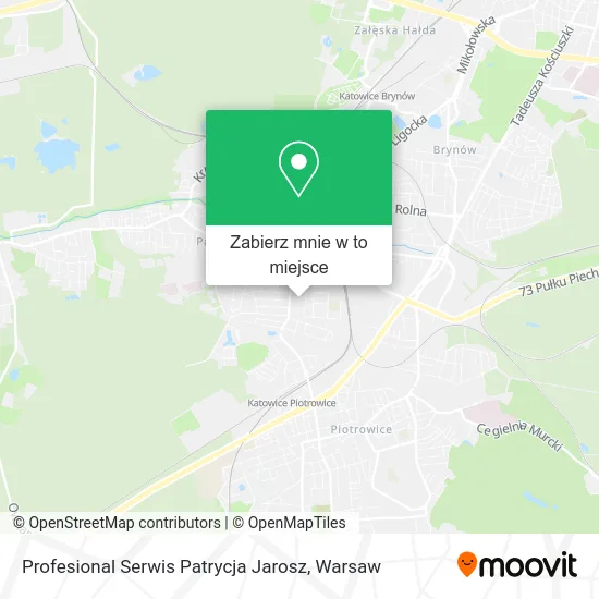 Mapa Profesional Serwis Patrycja Jarosz