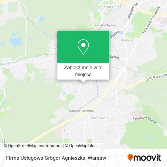 Mapa Firma Usługowa Grögor Agnieszka