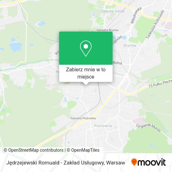 Mapa Jędrzejewski Romuald - Zakład Usługowy