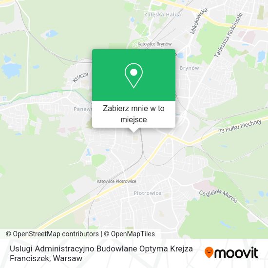 Mapa Uslugi Administracyjno Budowlane Optyma Krejza Franciszek