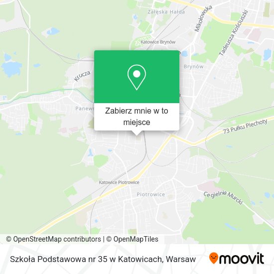 Mapa Szkoła Podstawowa nr 35 w Katowicach