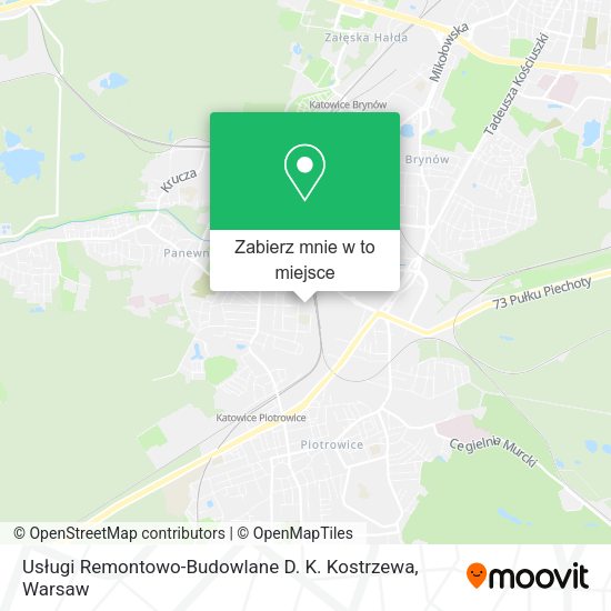 Mapa Usługi Remontowo-Budowlane D. K. Kostrzewa